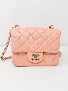 Chanel Lambskin Mini Square Flap